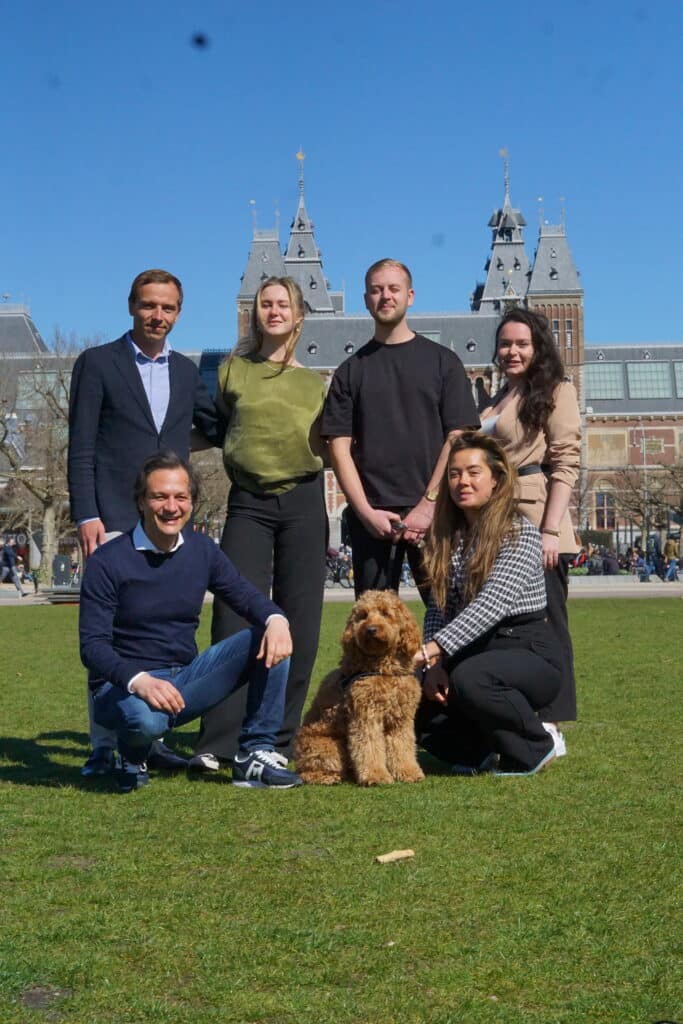 RentSlam team and real estate partners at the Rijksmuseum in Amsterdam