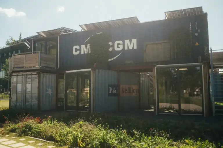 Apartment building exterior